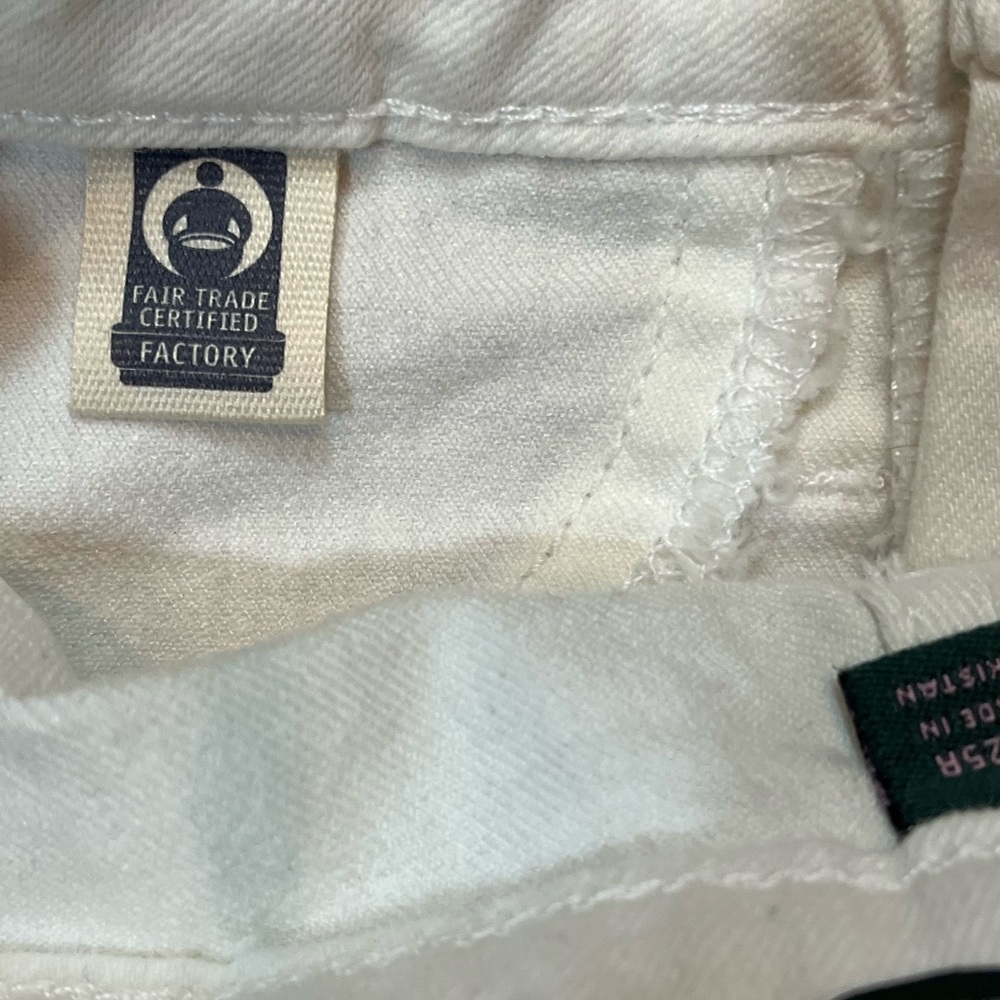 Wild Fable High Rise Shorts Highest Rise White Shorts Size 0 25R Pre Owned - Picture 3 of 10